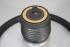 Lenkrad Leder RS '90-'97 380mm silber, inkl. Huptaste '73er RS Optik